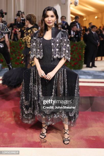 Gemma Chan attends The 2022 Met Gala Celebrating "In America: An Anthology of Fashion" at The Metropolitan Museum of Art on May 02, 2022 in New York...