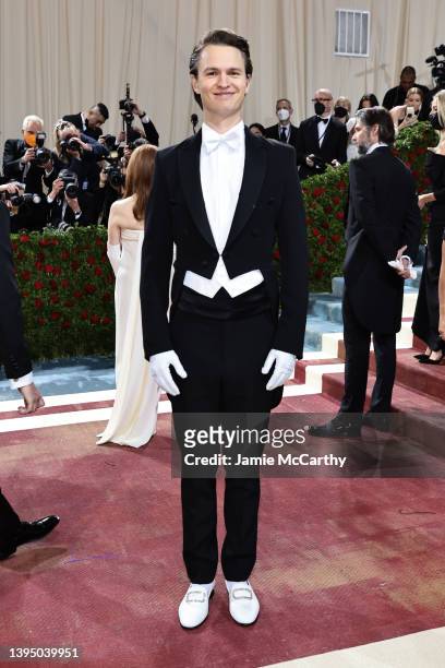 Ansel Elgort attends The 2022 Met Gala Celebrating "In America: An Anthology of Fashion" at The Metropolitan Museum of Art on May 02, 2022 in New...