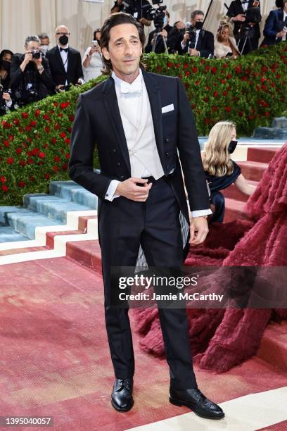 Adrien Brody attends The 2022 Met Gala Celebrating "In America: An Anthology of Fashion" at The Metropolitan Museum of Art on May 02, 2022 in New...
