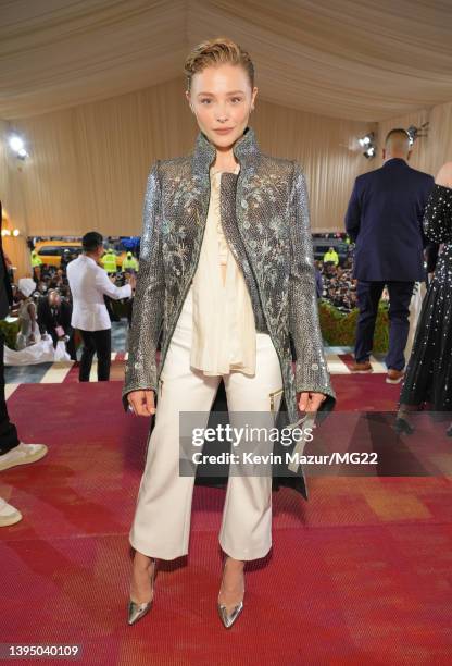Chloë Grace Moretz arrives at The 2022 Met Gala Celebrating "In America: An Anthology of Fashion" at The Metropolitan Museum of Art on May 02, 2022...