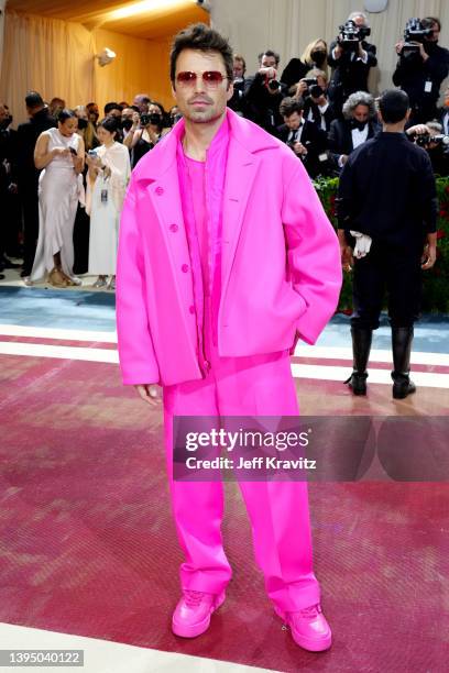 Sebastian Stan attends The 2022 Met Gala Celebrating "In America: An Anthology of Fashion" at The Metropolitan Museum of Art on May 02, 2022 in New...