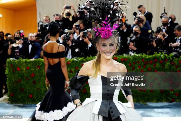 Sarah Jessica Parker attends The 2022 Met Gala Celebrating "In America: An Anthology of Fashion" at The Metropolitan Museum of Art on May 02, 2022 in...