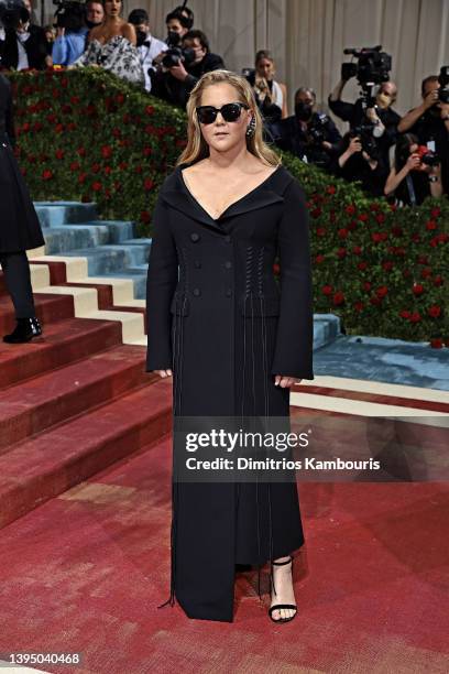 Amy Schumer attends The 2022 Met Gala Celebrating "In America: An Anthology of Fashion" at The Metropolitan Museum of Art on May 02, 2022 in New York...