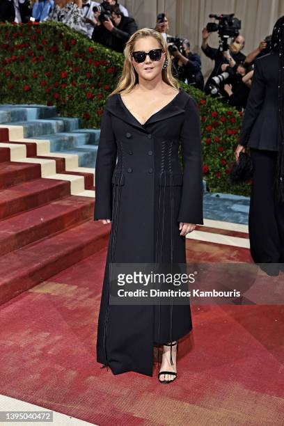 Amy Schumer attends The 2022 Met Gala Celebrating "In America: An Anthology of Fashion" at The Metropolitan Museum of Art on May 02, 2022 in New York...