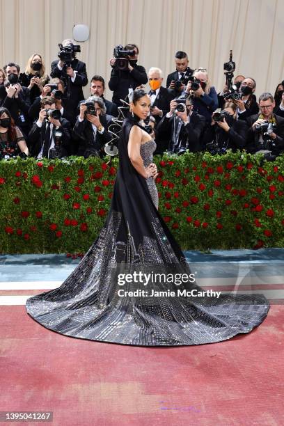 Alicia Keys attends The 2022 Met Gala Celebrating "In America: An Anthology of Fashion" at The Metropolitan Museum of Art on May 02, 2022 in New York...