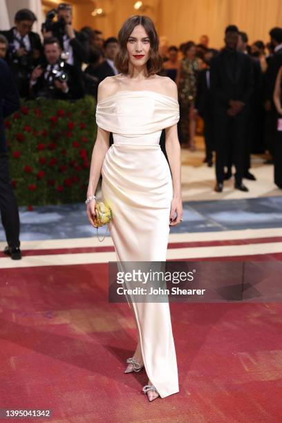Alexa Chung attends The 2022 Met Gala Celebrating "In America: An Anthology of Fashion" at The Metropolitan Museum of Art on May 02, 2022 in New York...