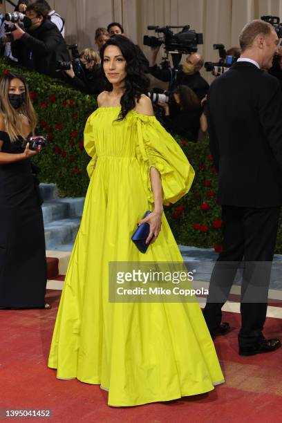 Huma Abedin attends The 2022 Met Gala Celebrating "In America: An Anthology of Fashion" at The Metropolitan Museum of Art on May 02, 2022 in New York...