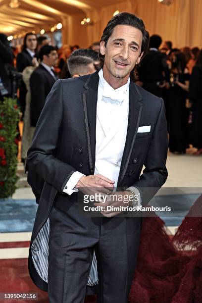 Adrien Brody attends The 2022 Met Gala Celebrating "In America: An Anthology of Fashion" at The Metropolitan Museum of Art on May 02, 2022 in New...