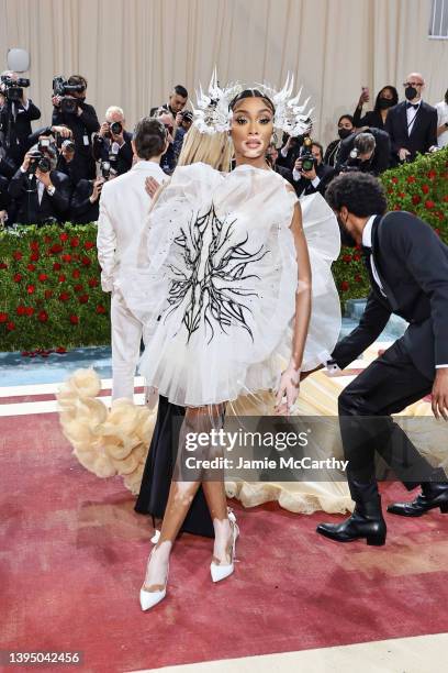 Winnie Harlow attends The 2022 Met Gala Celebrating "In America: An Anthology of Fashion" at The Metropolitan Museum of Art on May 02, 2022 in New...