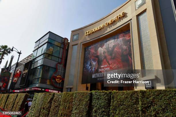 Atmosphere at Marvel Studios' "Doctor Strange In The Multiverse Of Madness" premiere at Dolby Theatre on May 02, 2022 in Hollywood, California.