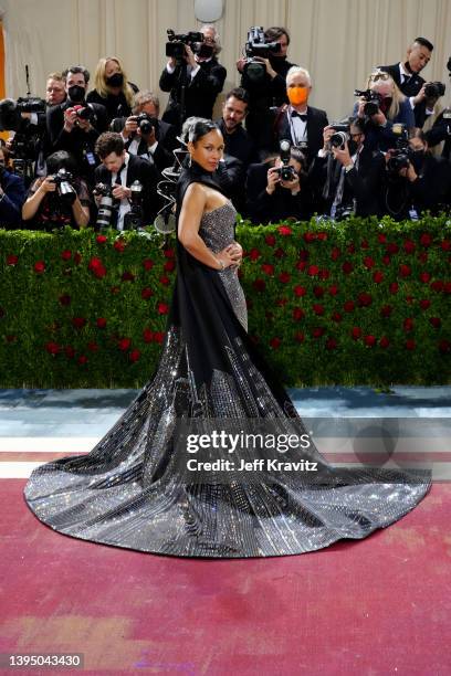 Alicia Keys attends The 2022 Met Gala Celebrating "In America: An Anthology of Fashion" at The Metropolitan Museum of Art on May 02, 2022 in New York...