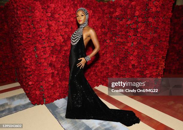 Janelle Monáe attends The 2022 Met Gala Celebrating "In America: An Anthology of Fashion" at The Metropolitan Museum of Art on May 02, 2022 in New...