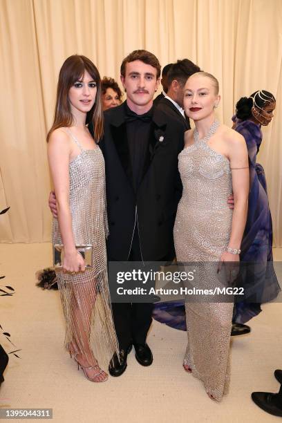 Daisy Edgar-Jones, Paul Mescal and Phoebe Bridgers arrive at The 2022 Met Gala Celebrating "In America: An Anthology of Fashion" at The Metropolitan...