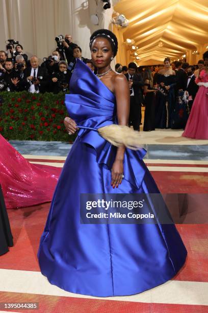 Danai Gurira attends The 2022 Met Gala Celebrating "In America: An Anthology of Fashion" at The Metropolitan Museum of Art on May 02, 2022 in New...