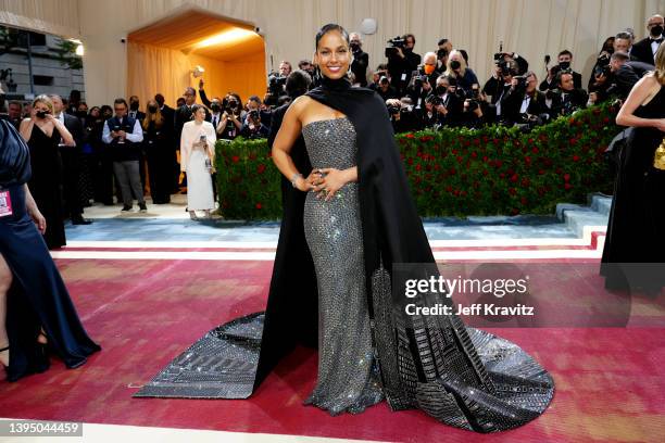 Alicia Keys attends The 2022 Met Gala Celebrating "In America: An Anthology of Fashion" at The Metropolitan Museum of Art on May 02, 2022 in New York...