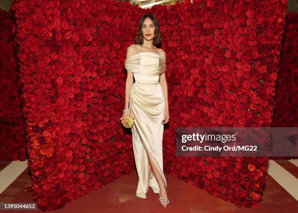 Alexa Chung attends The 2022 Met Gala Celebrating "In America: An Anthology of Fashion" at The Metropolitan Museum of Art on May 02, 2022 in New York...