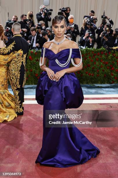 Anitta attends The 2022 Met Gala Celebrating "In America: An Anthology of Fashion" at The Metropolitan Museum of Art on May 02, 2022 in New York City.