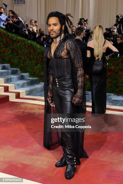 Lenny Kravitz attends The 2022 Met Gala Celebrating "In America: An Anthology of Fashion" at The Metropolitan Museum of Art on May 02, 2022 in New...