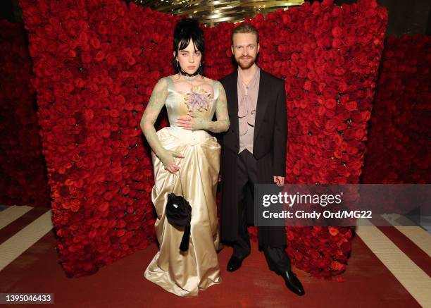 Billie Eilish and Finneas O'Connell attend The 2022 Met Gala Celebrating "In America: An Anthology of Fashion" at The Metropolitan Museum of Art on...