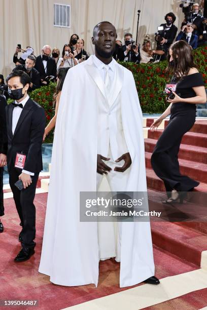 Stormzy attends The 2022 Met Gala Celebrating "In America: An Anthology of Fashion" at The Metropolitan Museum of Art on May 02, 2022 in New York...