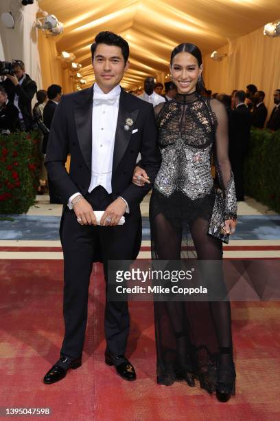 Henry Golding and Liv Golding attend The 2022 Met Gala Celebrating "In America: An Anthology of Fashion" at The Metropolitan Museum of Art on May 02,...