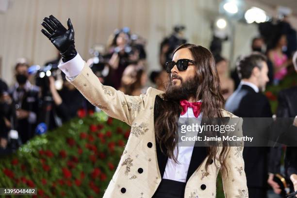 Jared Leto attends The 2022 Met Gala Celebrating "In America: An Anthology of Fashion" at The Metropolitan Museum of Art on May 02, 2022 in New York...