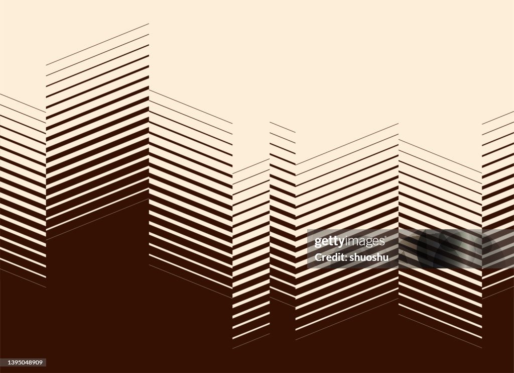 Abstract Color Smooth Transition Thin Sharp Line Stripe Pattern Design ...