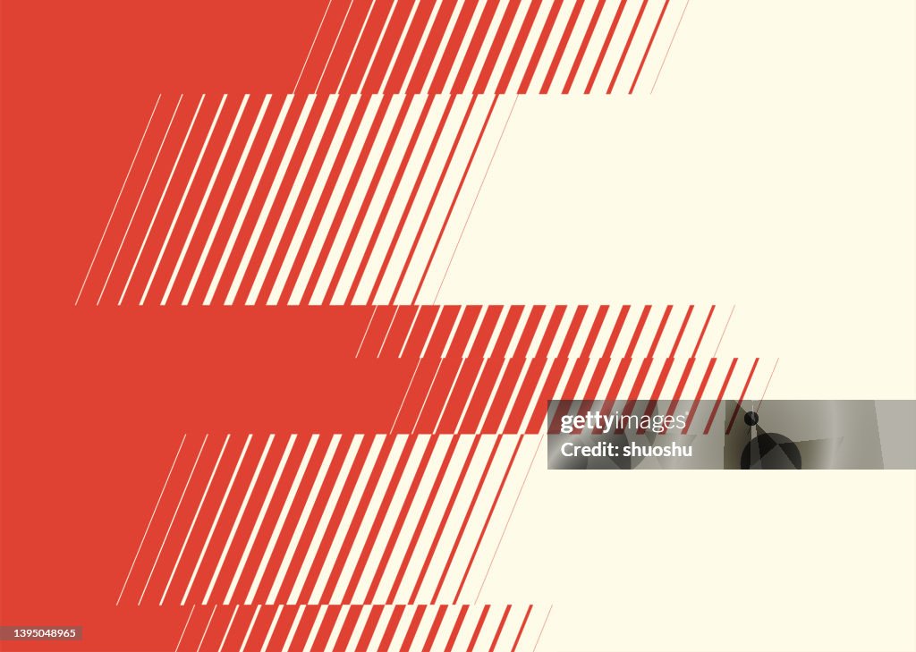 Abstract Color Smooth Transition Thin Sharp Line Stripe Pattern Design ...