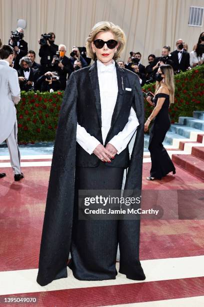 Christine Baranski attends The 2022 Met Gala Celebrating "In America: An Anthology of Fashion" at The Metropolitan Museum of Art on May 02, 2022 in...