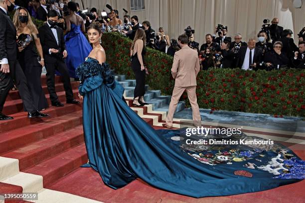 Taylor Hillattends The 2022 Met Gala Celebrating "In America: An Anthology of Fashion" at The Metropolitan Museum of Art on May 02, 2022 in New York...