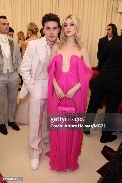 Brooklyn Beckham and Nicola Peltz Beckham arrive at The 2022 Met Gala Celebrating "In America: An Anthology of Fashion" at The Metropolitan Museum of...