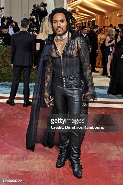 Lenny Kravitz attends The 2022 Met Gala Celebrating "In America: An Anthology of Fashion" at The Metropolitan Museum of Art on May 02, 2022 in New...