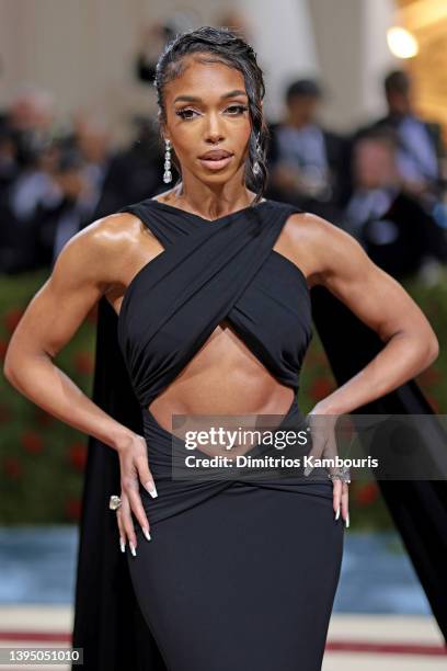 Lori Harvey attends The 2022 Met Gala Celebrating "In America: An Anthology of Fashion" at The Metropolitan Museum of Art on May 02, 2022 in New York...