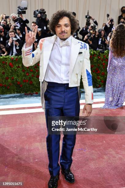 Anthony Ramos attends The 2022 Met Gala Celebrating "In America: An Anthology of Fashion" at The Metropolitan Museum of Art on May 02, 2022 in New...