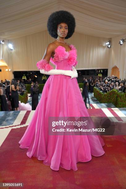 Kiki Layne arrives at The 2022 Met Gala Celebrating "In America: An Anthology of Fashion" at The Metropolitan Museum of Art on May 02, 2022 in New...