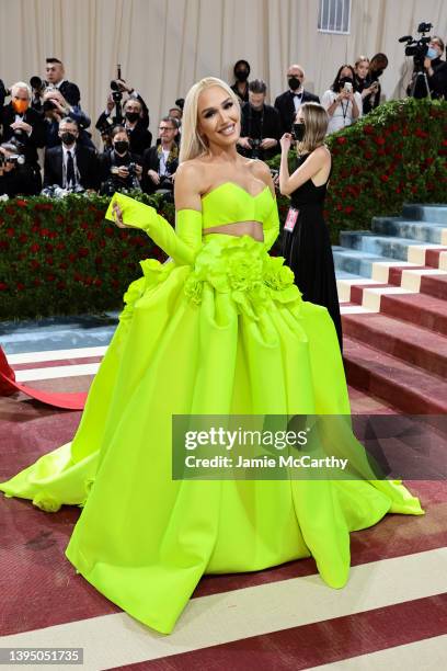 Gwen Stefani attends The 2022 Met Gala Celebrating "In America: An Anthology of Fashion" at The Metropolitan Museum of Art on May 02, 2022 in New...