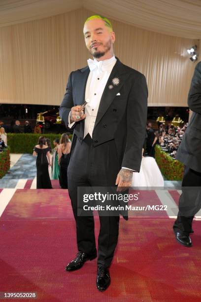 Balvin arrives at The 2022 Met Gala Celebrating "In America: An Anthology of Fashion" at The Metropolitan Museum of Art on May 02, 2022 in New York...