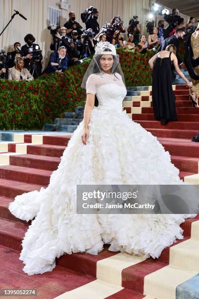 Kylie Jenner attends The 2022 Met Gala Celebrating "In America: An Anthology of Fashion" at The Metropolitan Museum of Art on May 02, 2022 in New...