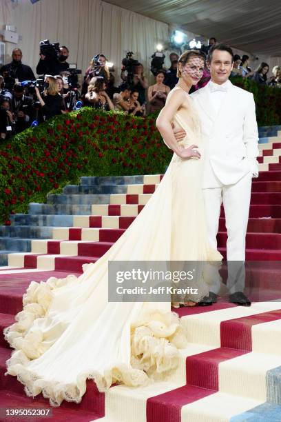 Claire Danes and Hugh Dancy attend The 2022 Met Gala Celebrating "In America: An Anthology of Fashion" at The Metropolitan Museum of Art on May 02,...