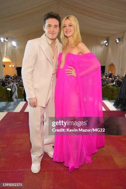Brooklyn Beckham and Nicola Peltz Beckham arrive at The 2022 Met Gala Celebrating "In America: An Anthology of Fashion" at The Metropolitan Museum of...
