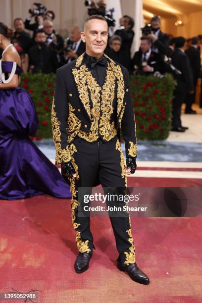 Jeremy Scott attends The 2022 Met Gala Celebrating "In America: An Anthology of Fashion" at The Metropolitan Museum of Art on May 02, 2022 in New...