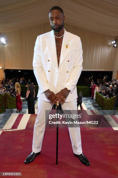 Dwyane Wade arrives at The 2022 Met Gala Celebrating "In America: An Anthology of Fashion" at The Metropolitan Museum of Art on May 02, 2022 in New...