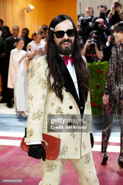 Alessandro Michele attend The 2022 Met Gala Celebrating "In America: An Anthology of Fashion" at The Metropolitan Museum of Art on May 02, 2022 in...