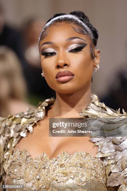 Megan Thee Stallion attends The 2022 Met Gala Celebrating "In America: An Anthology of Fashion" at The Metropolitan Museum of Art on May 02, 2022 in...