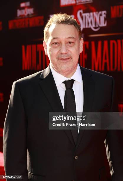 Director Sam Raimi attends Marvel Studios' "Doctor Strange In The Multiverse Of Madness" premiere at Dolby Theatre on May 02, 2022 in Hollywood,...