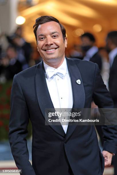Jimmy Fallon attends The 2022 Met Gala Celebrating "In America: An Anthology of Fashion" at The Metropolitan Museum of Art on May 02, 2022 in New...