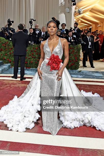 Gabrielle Union attends The 2022 Met Gala Celebrating "In America: An Anthology of Fashion" at The Metropolitan Museum of Art on May 02, 2022 in New...