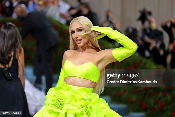 Gwen Stefani attends The 2022 Met Gala Celebrating "In America: An Anthology of Fashion" at The Metropolitan Museum of Art on May 02, 2022 in New...