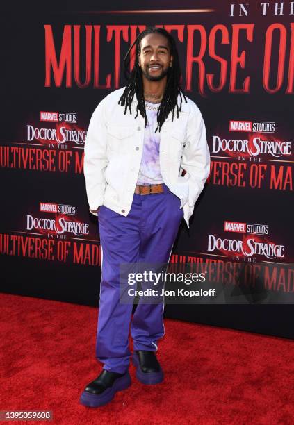 Omarion attends Marvel Studios' "Doctor Strange In The Multiverse Of Madness" premiere at Dolby Theatre on May 02, 2022 in Hollywood, California.