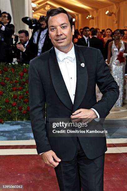 Jimmy Fallon attends The 2022 Met Gala Celebrating "In America: An Anthology of Fashion" at The Metropolitan Museum of Art on May 02, 2022 in New...